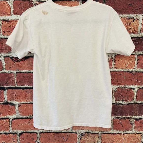 MISHKA MNWKA Eyeball Shirt Women Size S Engineered to Destroy! - STAINS - READ - Picture 2 of 9